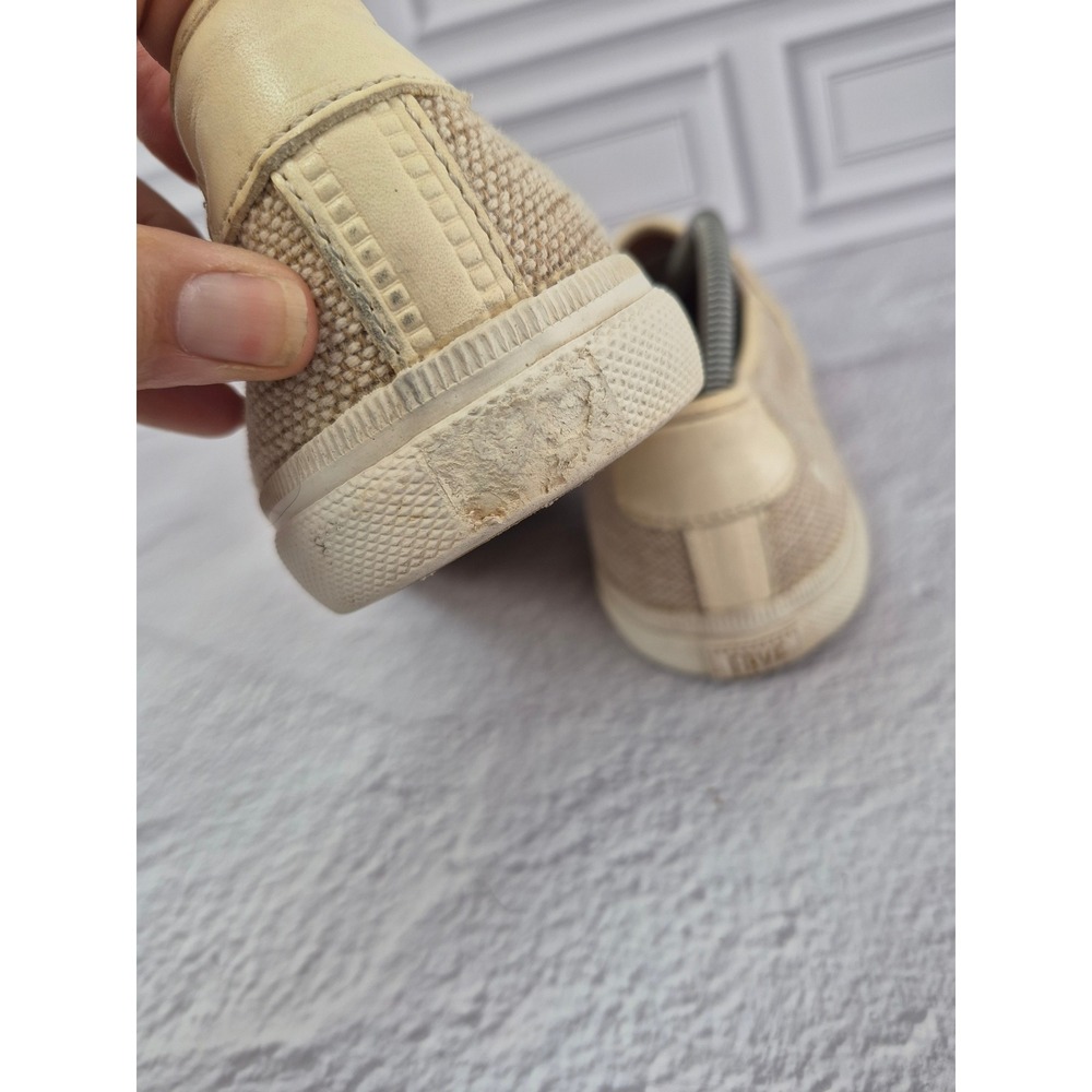 Frye Gia Canvas Slip On Sneakers Womens Size 11 M Beige 3470063 Coastal - Picture 6 of 13